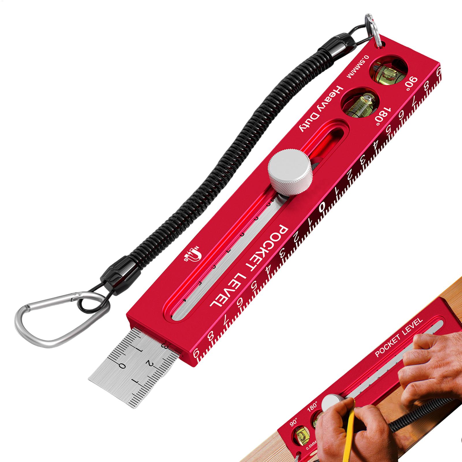 Workshop Layout Tools - Woodworking Ruler Magnetic Horizontal Guide Gauge