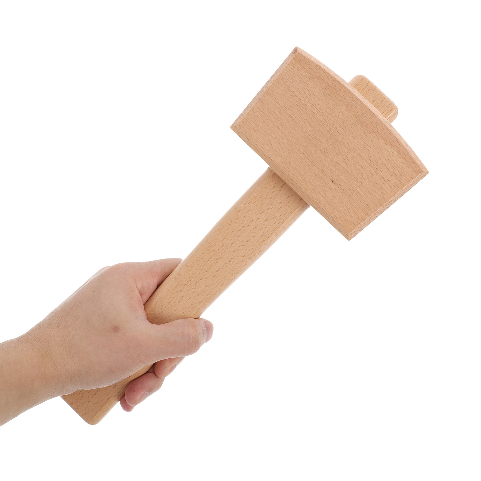 Mallet Wood Carving - Beechwood Woodworking Mallet Handcrafted Wooden Hammer