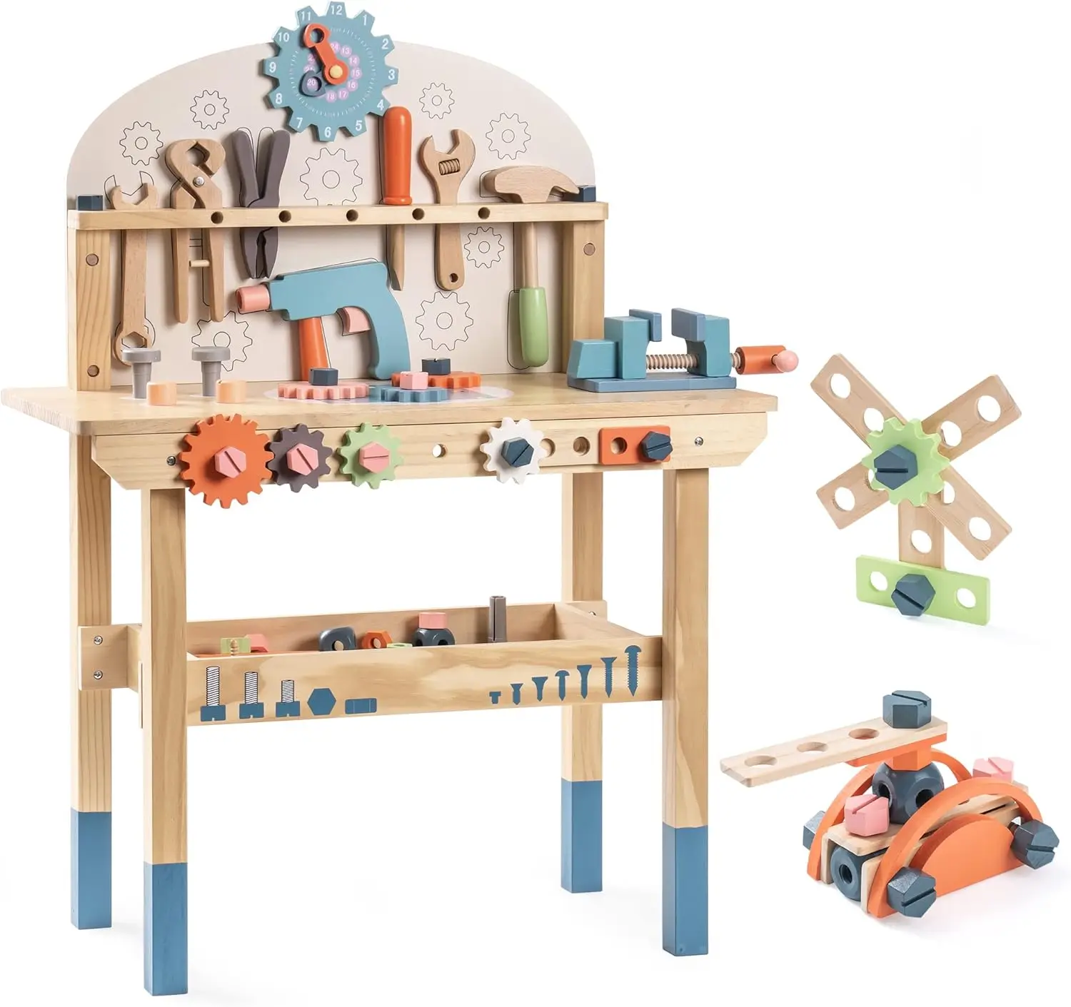 Tools Workshop For Kids - Robotime Robud Kids Tool Bench Set