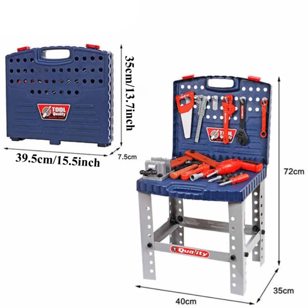 Kids Toy Tool Workbench with R - Tools Workshop For Kids 评论和价格