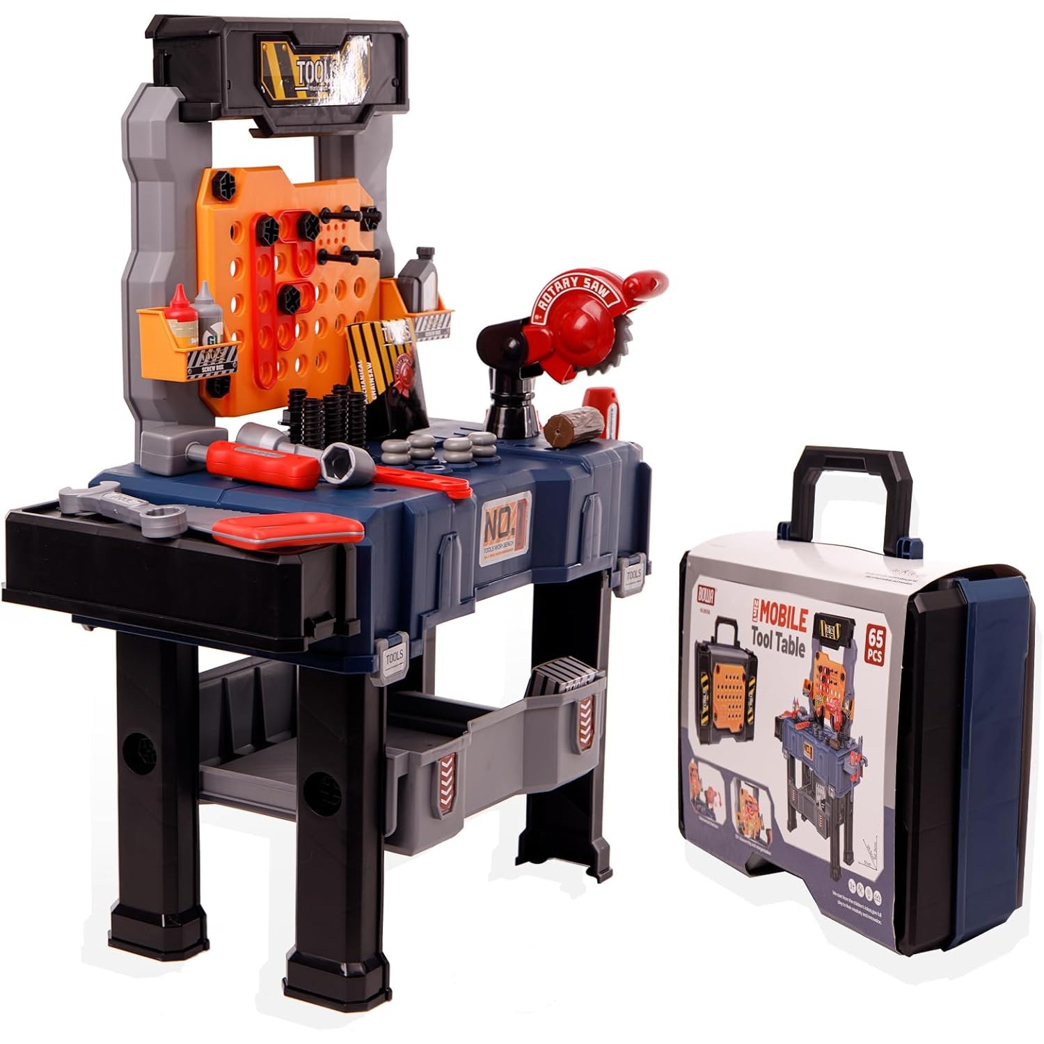 65PCS Kids Tool Bench Set Pret - Tools Workshop For Kids 评论和价格