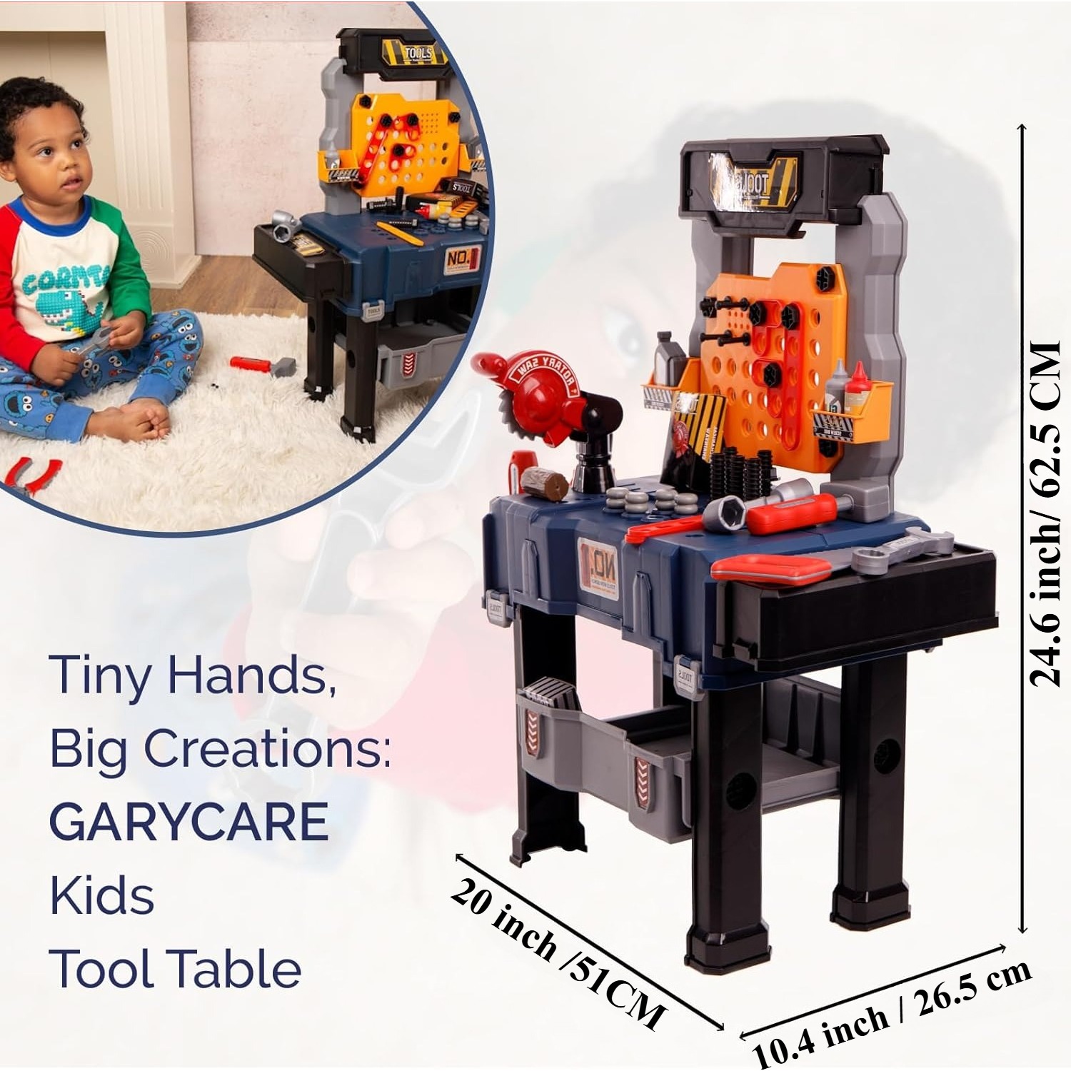 65PCS Kids Tool Bench Set Pret - Tools Workshop For Kids 评论和价格