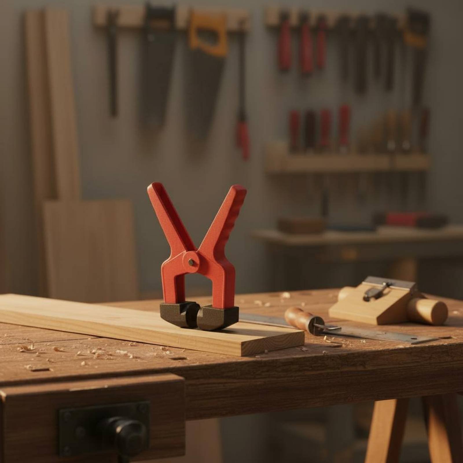 Triangular Clamp Clamp Red Col - Workshop Hand Tools 评论和价格