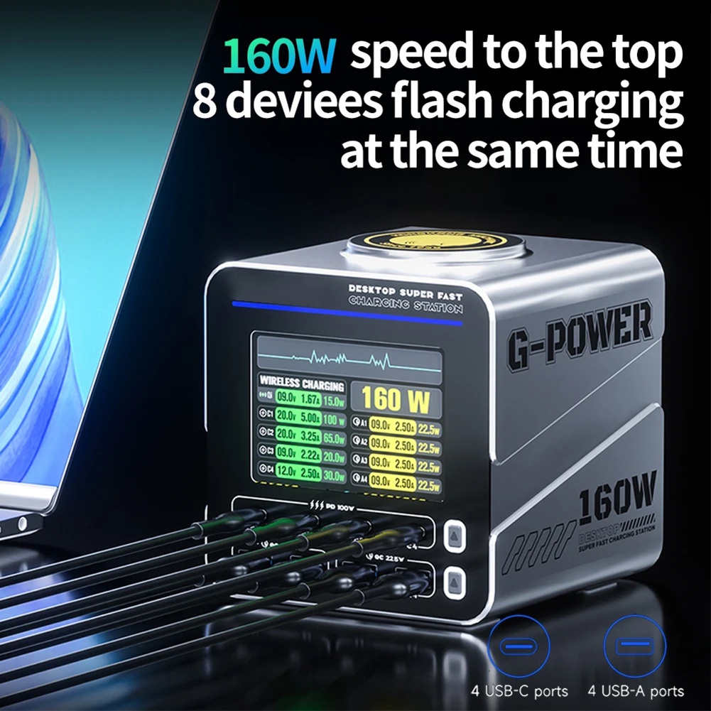 newA10R 160W 8-Port GaN Fast C - Tools Qc 评论和价格