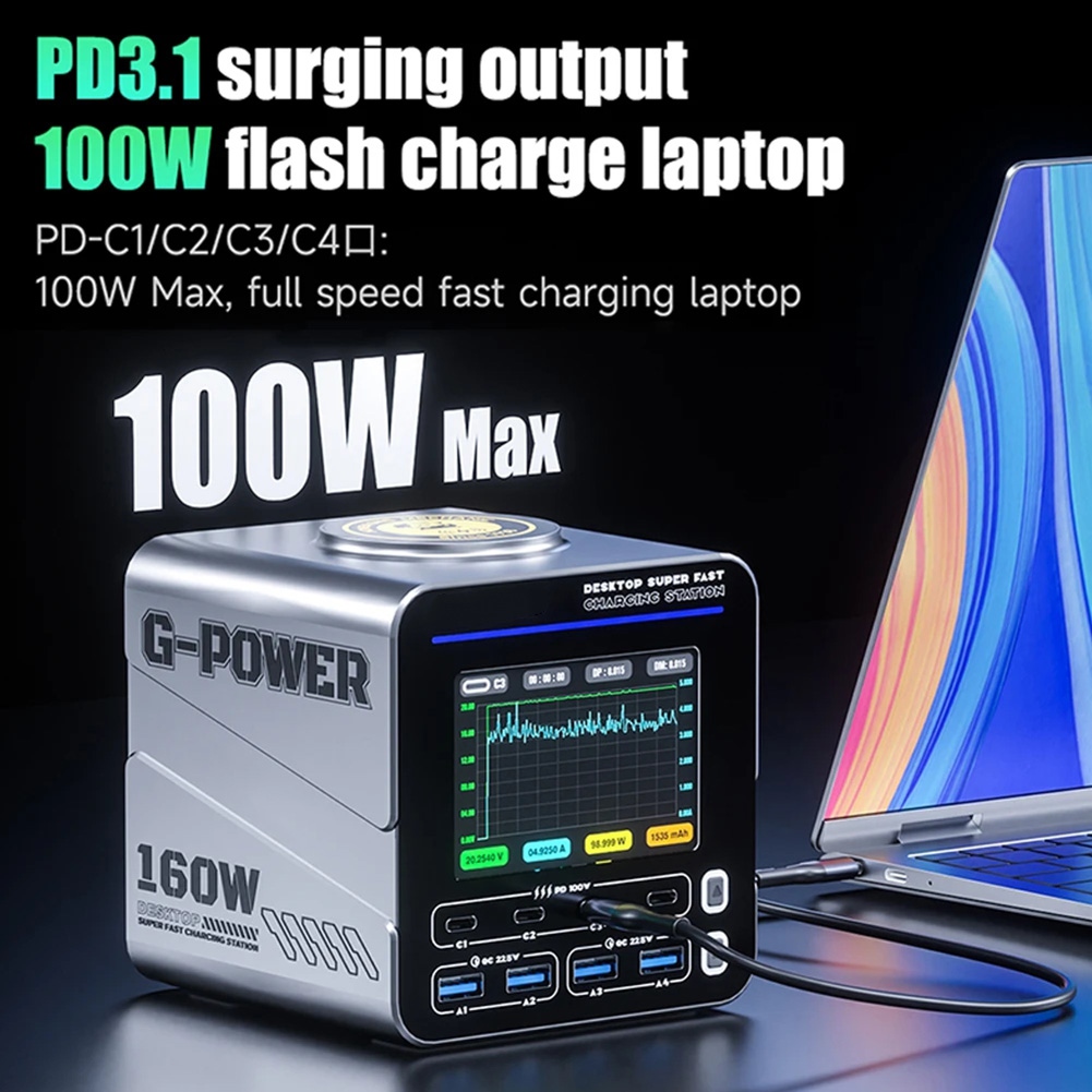 newA10R 160W 8-Port GaN Fast C - Tools Qc 评论和价格
