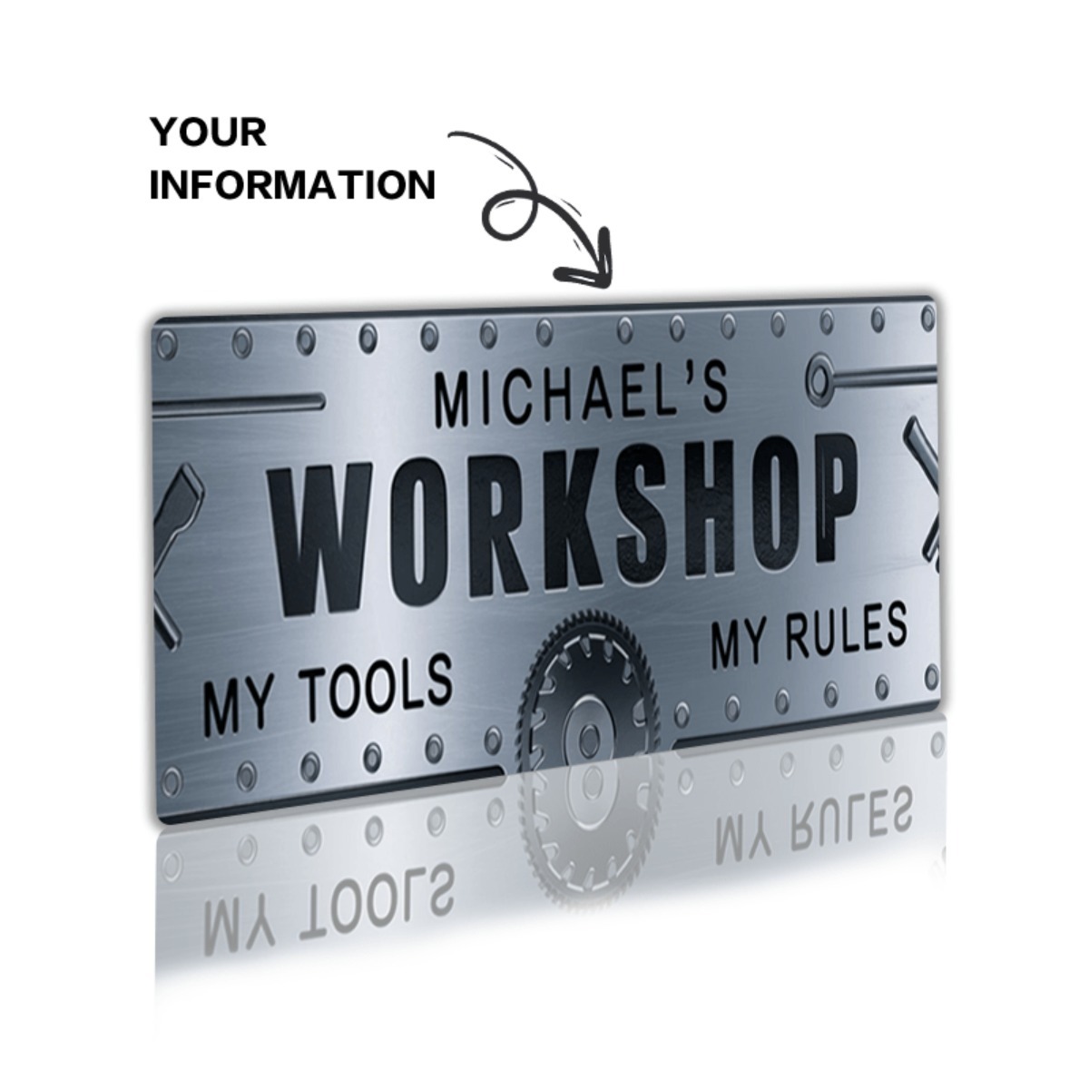 Personalized Name Workshop Alu - Workshop Tools Name 评论和价格
