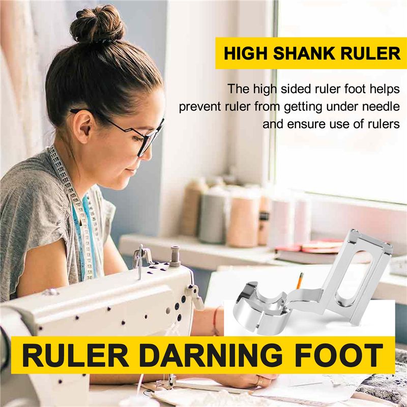 High Shank Ruler Free Motion D - Tools Qc 评论和价格
