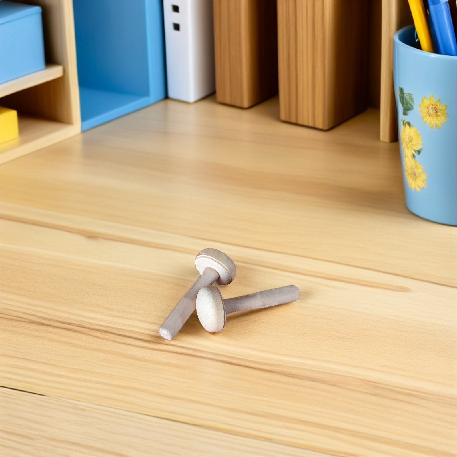 10Pcs Children Wooden Mushroom - Tools Workshop For Kids 评论和价格