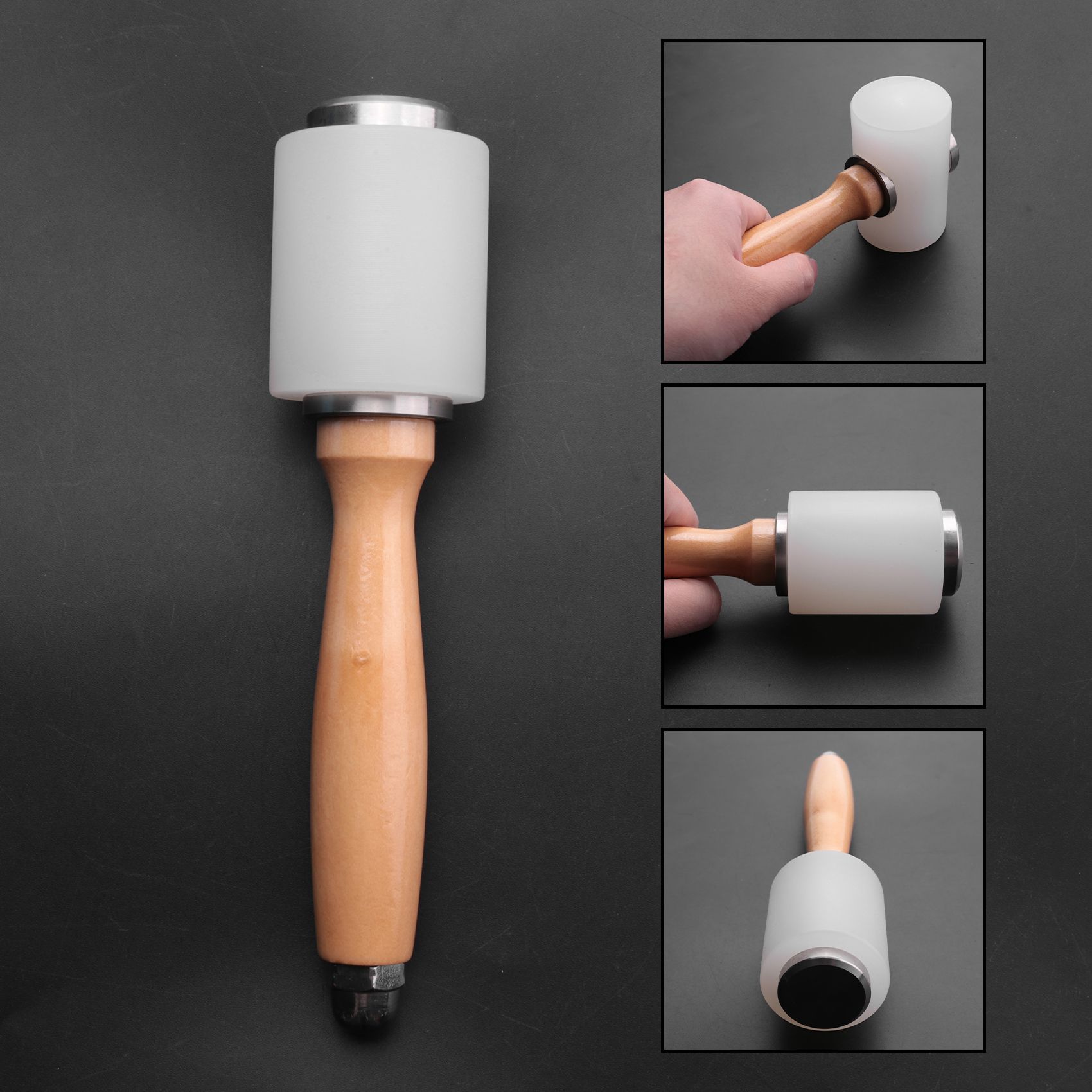 A84X-2 Pcs Leather Carving Ham - Mallet Wood Carving 评论和价格