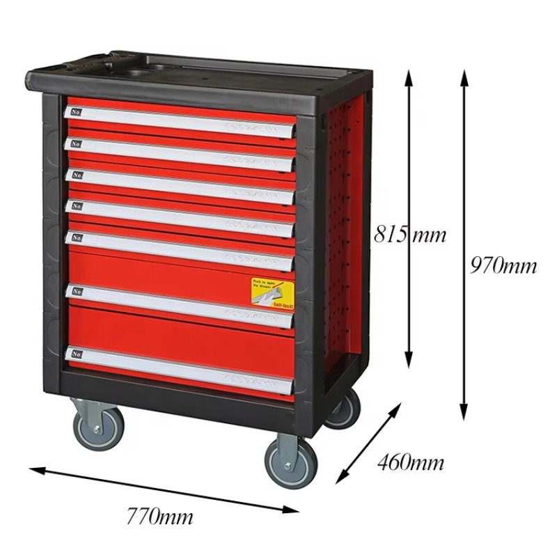 225 Pcs Movable Tool Cabinet 7 - Workshop Hand Tools 评论和价格