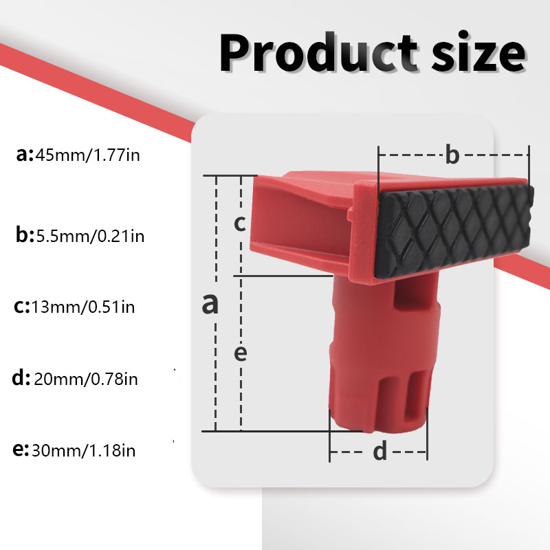 4Pcs Plastics Bench Dogs, 20mm - Workshop Cutting Tools 评论和价格