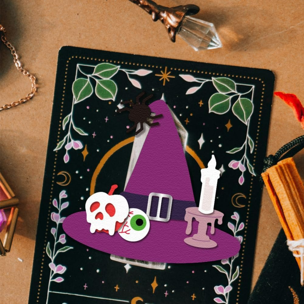 Witch Hat Cutting Dies for DIY - Tap Die Set 评论和价格