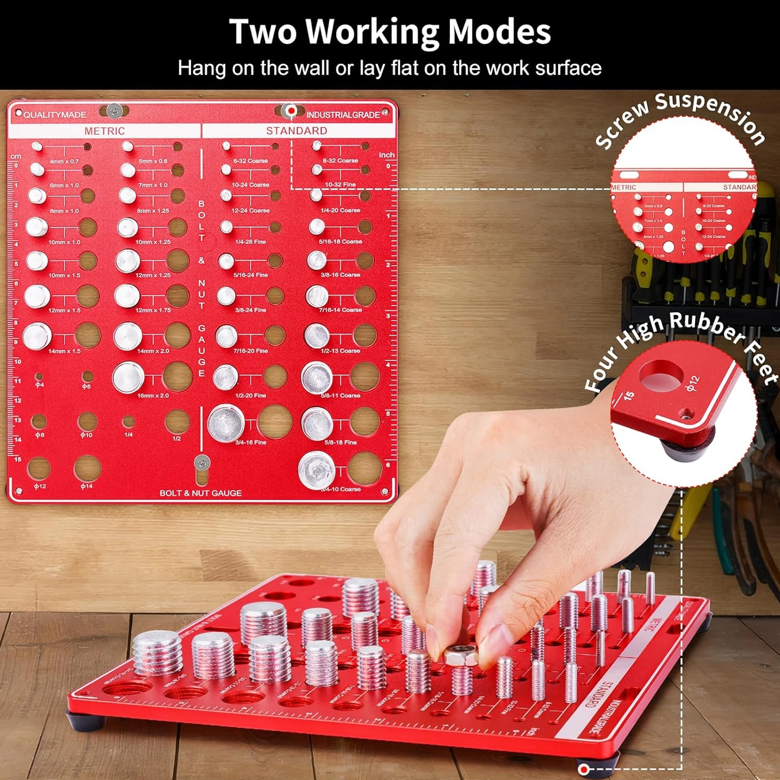 Nut and Bolt Thread Gauge Set  - Workshop Cutting Tools 评论和价格