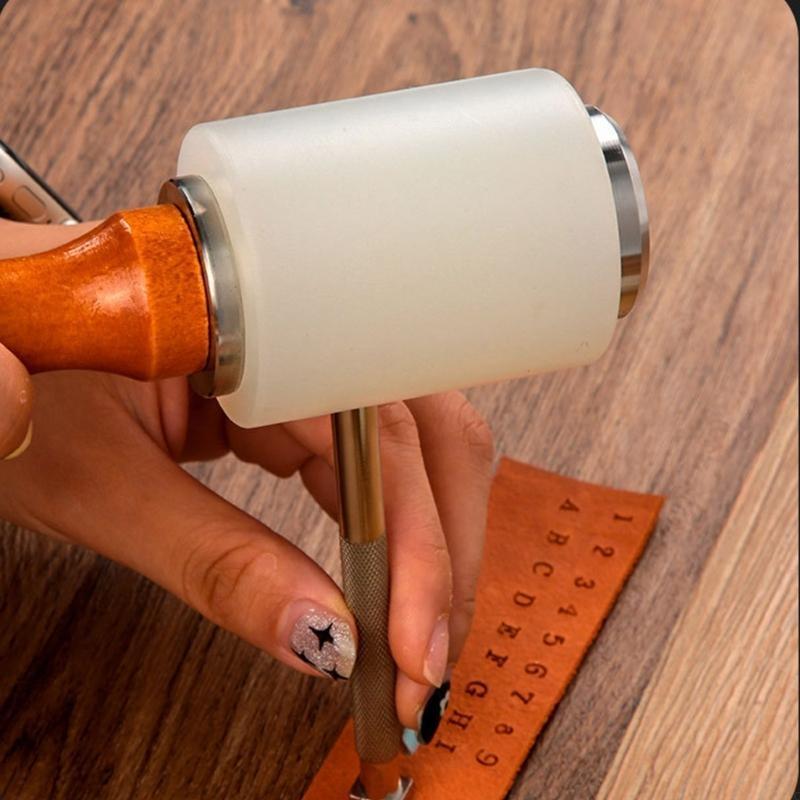 DIY Leather Crafts Mallet Long - Mallet Wood Carving 评论和价格