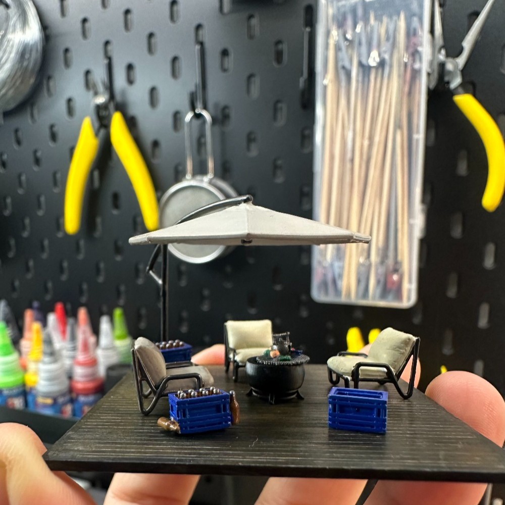 Diorama 1/64 Leisure Terrace M - Tools Workshop For Kids 评论和价格