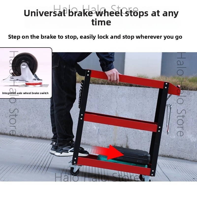 Tool car Three-layer repair fr - Workshop Hand Tools 评论和价格