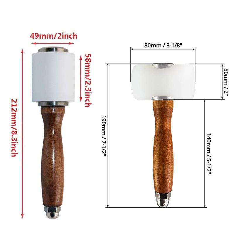 1PC Leather Carving Hammer Lea - Mallet Wood Carving 评论和价格