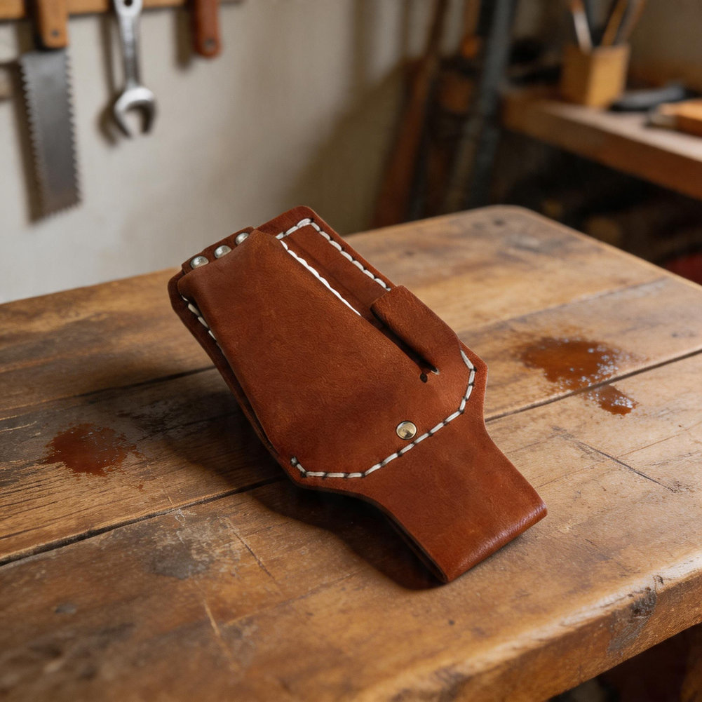 Rugged Cowhide Leather Tool Ca - Workshop Layout Tools 评论和价格