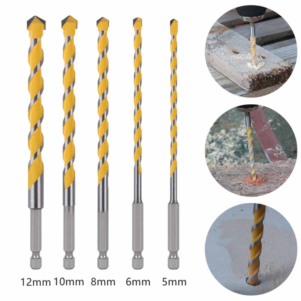 1pc  Hex Shank Drill Bit 5/6/8 - Workshop Cutting Tools 评论和价格