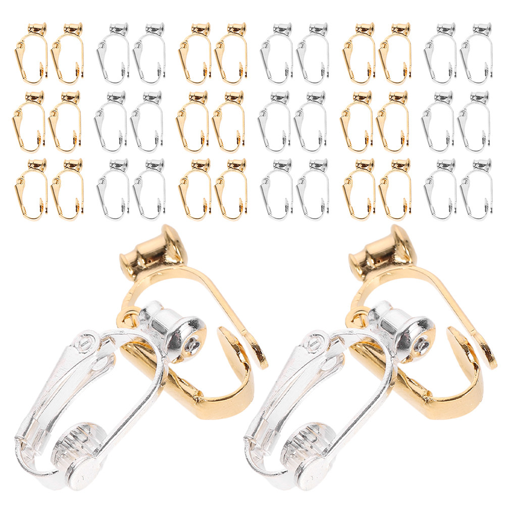40Pcs Earring Clip Converter N - Tools Jewelry Making 评论和价格