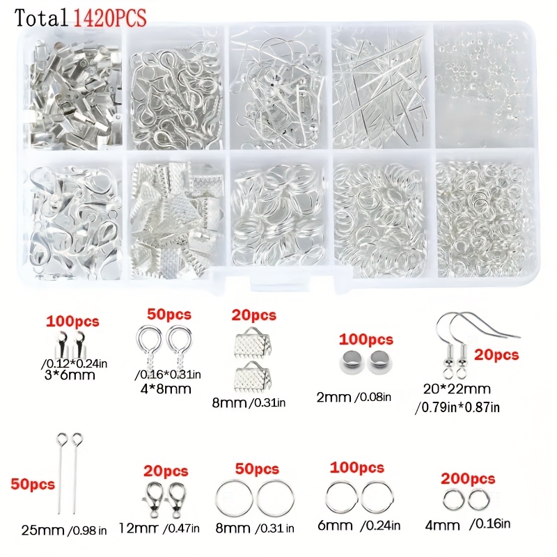 1420pcs 1box Jewelry Findings  - Tools Jewelry Making 评论和价格