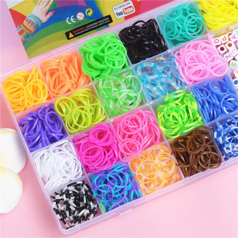 DIY Handmade Rubber Bands Loom - Tools Workshop For Kids 评论和价格